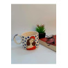 El Yapımı Seramik Kız Figürlü Kupa Bardak Mug (HANDMADE) Yüksek Kalite Seramik