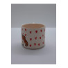 El Yapımı Seramik Kadın Figürlü Kupa Bardak Mug (HANDMADE)