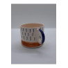 Seramik Mug El Yapımı Handmade Kupa Bardak Sade Desenli Kupa