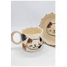 Seramik Mug Kedi Desenli El Yapımı Handmade Kupa Bardak
