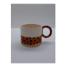 Handmade Seramik Mug Leopar Desenli El Yapımı Kupa Bardak