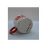 El Yapımı Seramik Kupa Mug Kalp Desenli Bardak Hediyelik Kupa (HANDMADE)