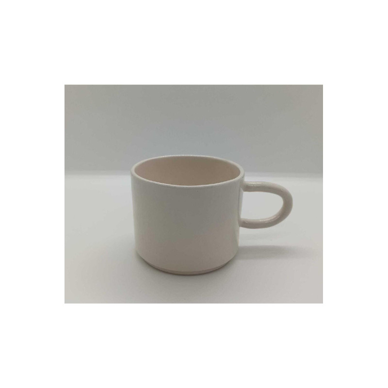 El Yapımı Seramik Bitki Figürlü Kupa Bardak Mug