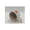 El Yapımı Seramik Bitki Figürlü Kupa Bardak Mug
